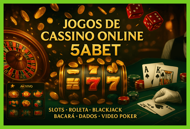 Jogos de cassino online 5ABET